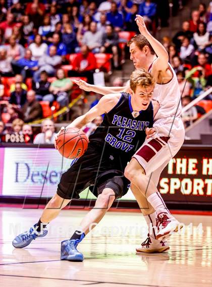 Thumbnail 3 in Pleasant Grove vs Lone Peak (UHSAA 5A Final) photogallery.