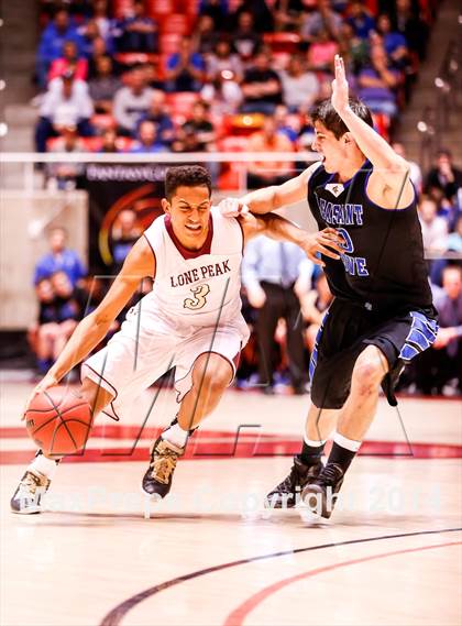 Thumbnail 1 in Pleasant Grove vs Lone Peak (UHSAA 5A Final) photogallery.