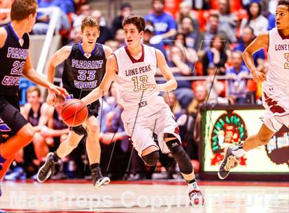 Thumbnail 3 in Pleasant Grove vs Lone Peak (UHSAA 5A Final) photogallery.