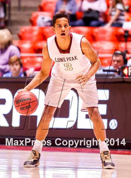 Thumbnail 2 in Pleasant Grove vs Lone Peak (UHSAA 5A Final) photogallery.