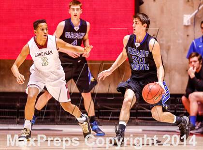 Thumbnail 3 in Pleasant Grove vs Lone Peak (UHSAA 5A Final) photogallery.