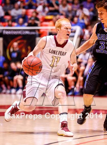 Thumbnail 2 in Pleasant Grove vs Lone Peak (UHSAA 5A Final) photogallery.