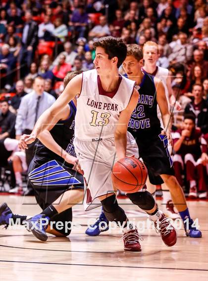 Thumbnail 1 in Pleasant Grove vs Lone Peak (UHSAA 5A Final) photogallery.