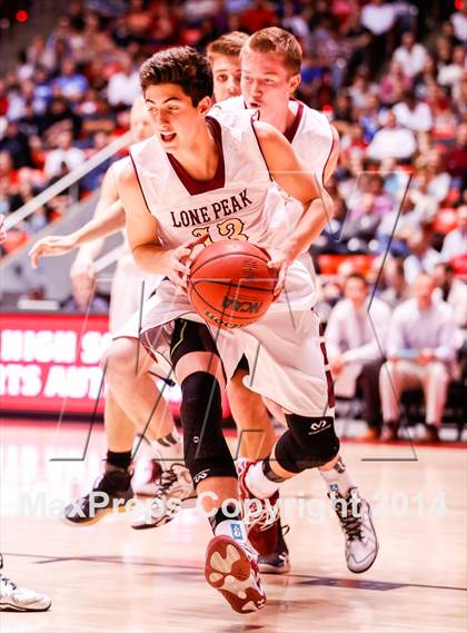 Thumbnail 1 in Pleasant Grove vs Lone Peak (UHSAA 5A Final) photogallery.