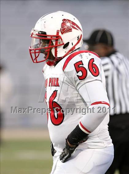 Thumbnail 2 in View Park vs. Animo South Los Angeles (CIF LACS D3 FINAL) photogallery.