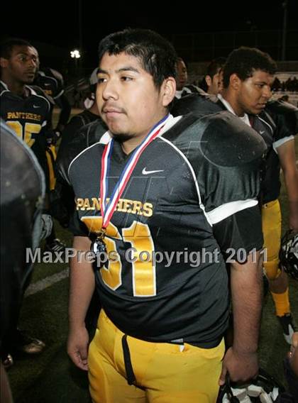 Thumbnail 2 in View Park vs. Animo South Los Angeles (CIF LACS D3 FINAL) photogallery.