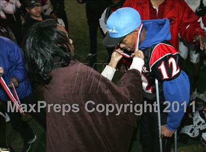 Thumbnail 3 in View Park vs. Animo South Los Angeles (CIF LACS D3 FINAL) photogallery.