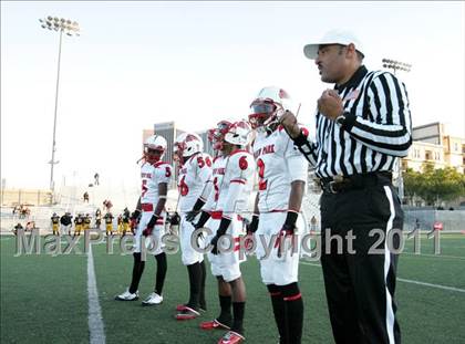 Thumbnail 1 in View Park vs. Animo South Los Angeles (CIF LACS D3 FINAL) photogallery.