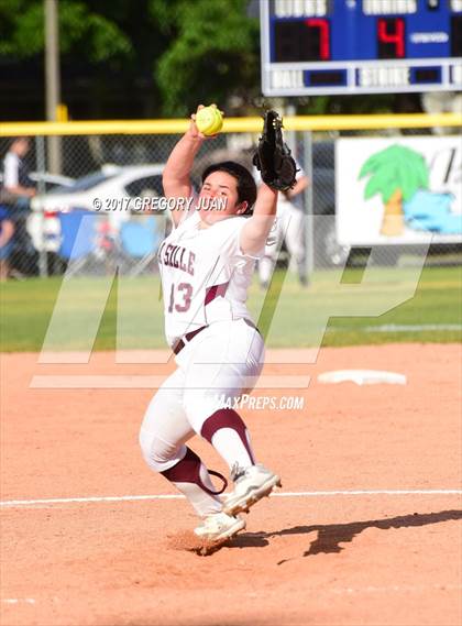 Thumbnail 2 in De La Salle @ Ursuline Academy (LHSAA 3A/4A Regional Playoff) photogallery.