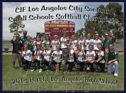 Thumbnail 1 in Northridge Academy vs. Port of Los Angeles (CIF LACS Small Schools Final) photogallery.