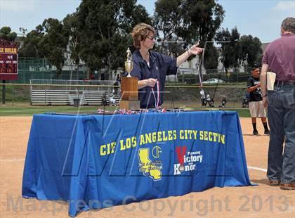 Thumbnail 1 in Northridge Academy vs. Port of Los Angeles (CIF LACS Small Schools Final) photogallery.
