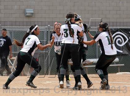 Thumbnail 1 in Northridge Academy vs. Port of Los Angeles (CIF LACS Small Schools Final) photogallery.