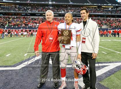 Thumbnail 3 in Albany vs. Bremond (UIL 2A Division 2 Final) photogallery.