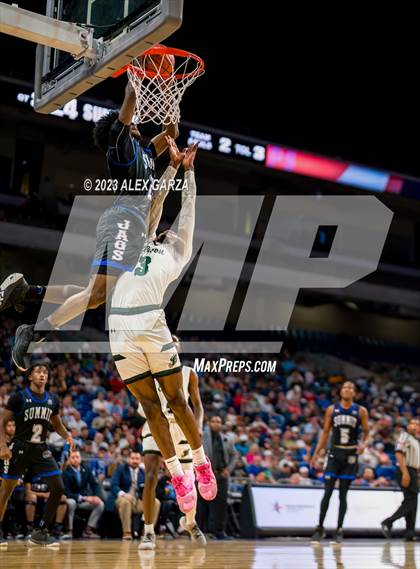 Thumbnail 2 in Ellison [C. E.] vs Mansfield Summit (UIL 5A Basketball Semifinal)  photogallery.