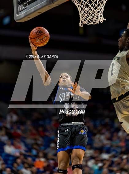 Thumbnail 2 in Ellison [C. E.] vs Mansfield Summit (UIL 5A Basketball Semifinal)  photogallery.