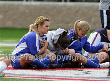 Thumbnail 2 in Forest Lake Christian vs. Le Grand (CIF SJS D6 Final) photogallery.