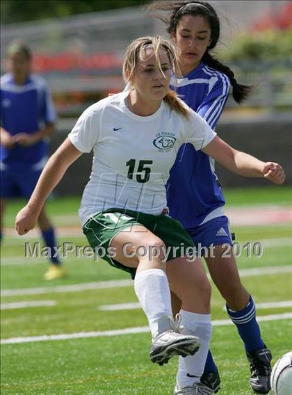 Thumbnail 2 in Forest Lake Christian vs. Le Grand (CIF SJS D6 Final) photogallery.
