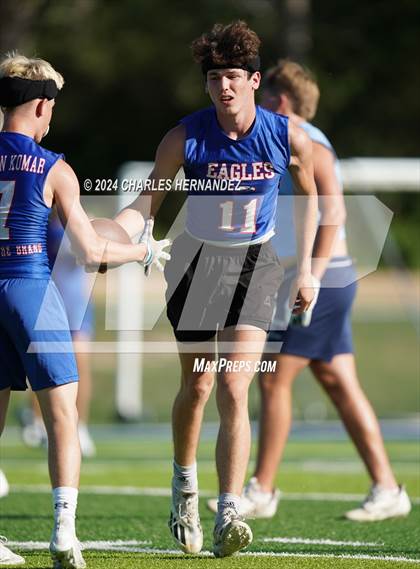 Thumbnail 3 in Cypress Christian vs Brazos Christian (7 on 7, Game 1) photogallery.