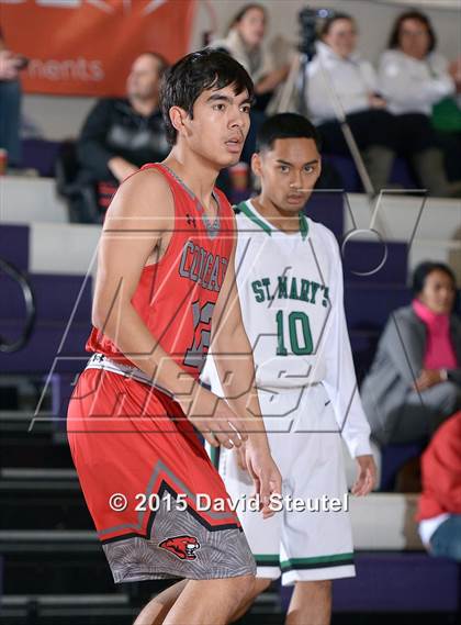 Thumbnail 2 in Foothill vs. St. Mary's (St. Hope Elite Classic) photogallery.
