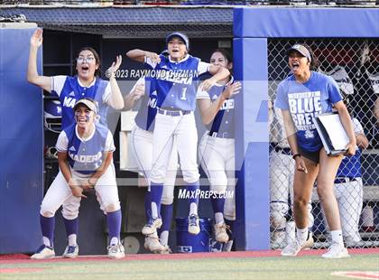 Thumbnail 1 in Frontier @ Madera-2023 CIF CS Softball Championships-Division 2 photogallery.