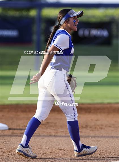 Thumbnail 1 in Frontier @ Madera-2023 CIF CS Softball Championships-Division 2 photogallery.
