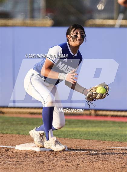 Thumbnail 3 in Frontier @ Madera-2023 CIF CS Softball Championships-Division 2 photogallery.