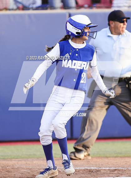 Thumbnail 2 in Frontier @ Madera-2023 CIF CS Softball Championships-Division 2 photogallery.