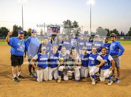 Thumbnail 3 in Frontier @ Madera-2023 CIF CS Softball Championships-Division 2 photogallery.
