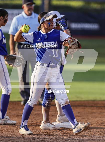 Thumbnail 3 in Frontier @ Madera-2023 CIF CS Softball Championships-Division 2 photogallery.