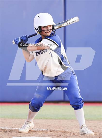 Thumbnail 1 in Frontier @ Madera-2023 CIF CS Softball Championships-Division 2 photogallery.