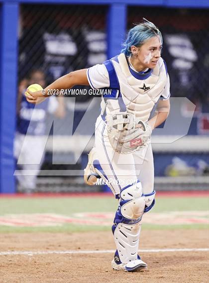 Thumbnail 3 in Frontier @ Madera-2023 CIF CS Softball Championships-Division 2 photogallery.
