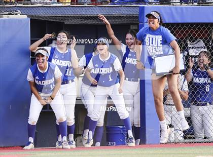 Thumbnail 2 in Frontier @ Madera-2023 CIF CS Softball Championships-Division 2 photogallery.