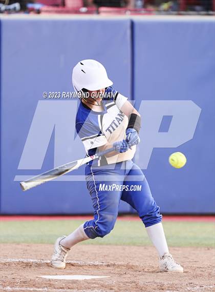 Thumbnail 2 in Frontier @ Madera-2023 CIF CS Softball Championships-Division 2 photogallery.