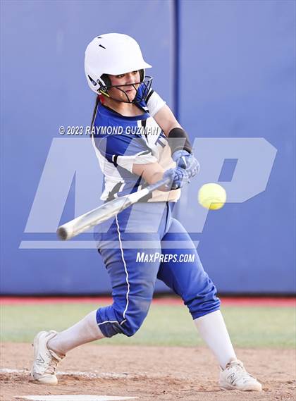 Thumbnail 2 in Frontier @ Madera-2023 CIF CS Softball Championships-Division 2 photogallery.