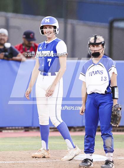 Thumbnail 2 in Frontier @ Madera-2023 CIF CS Softball Championships-Division 2 photogallery.
