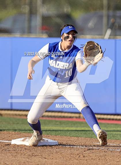 Thumbnail 3 in Frontier @ Madera-2023 CIF CS Softball Championships-Division 2 photogallery.
