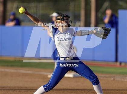 Thumbnail 3 in Frontier @ Madera-2023 CIF CS Softball Championships-Division 2 photogallery.