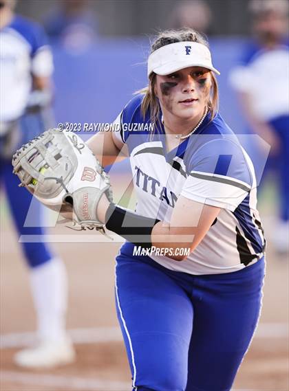 Thumbnail 1 in Frontier @ Madera-2023 CIF CS Softball Championships-Division 2 photogallery.