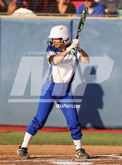 Thumbnail 1 in Frontier @ Madera-2023 CIF CS Softball Championships-Division 2 photogallery.