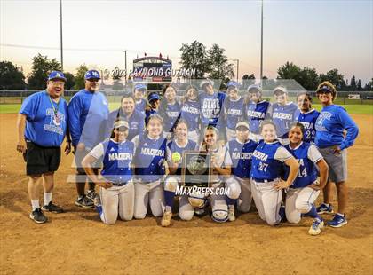 Thumbnail 1 in Frontier @ Madera-2023 CIF CS Softball Championships-Division 2 photogallery.