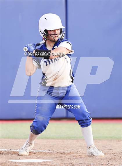 Thumbnail 3 in Frontier @ Madera-2023 CIF CS Softball Championships-Division 2 photogallery.