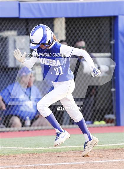 Thumbnail 3 in Frontier @ Madera-2023 CIF CS Softball Championships-Division 2 photogallery.