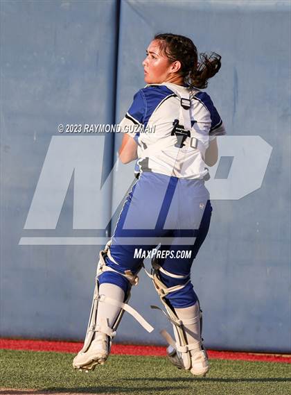 Thumbnail 2 in Frontier @ Madera-2023 CIF CS Softball Championships-Division 2 photogallery.