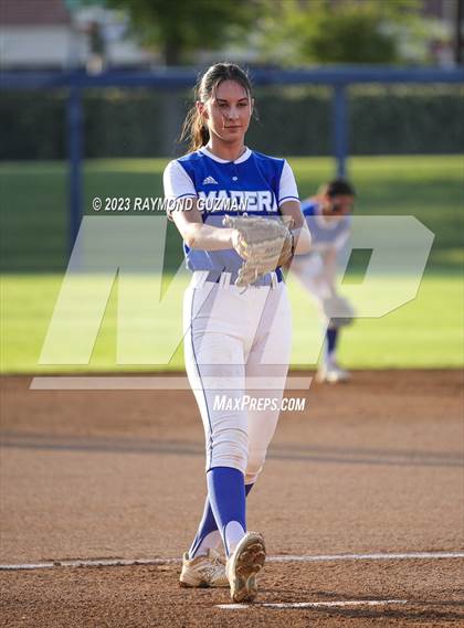 Thumbnail 1 in Frontier @ Madera-2023 CIF CS Softball Championships-Division 2 photogallery.