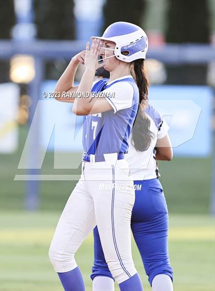 Thumbnail 3 in Frontier @ Madera-2023 CIF CS Softball Championships-Division 2 photogallery.