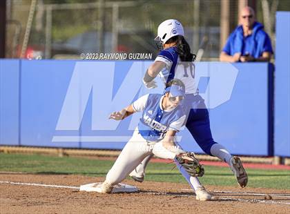 Thumbnail 3 in Frontier @ Madera-2023 CIF CS Softball Championships-Division 2 photogallery.