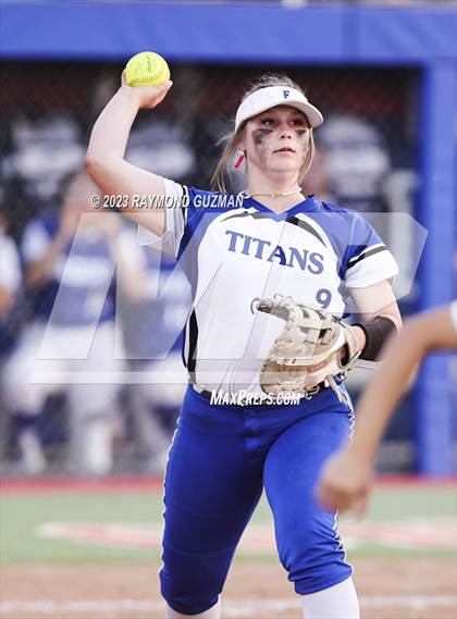 Thumbnail 3 in Frontier @ Madera-2023 CIF CS Softball Championships-Division 2 photogallery.