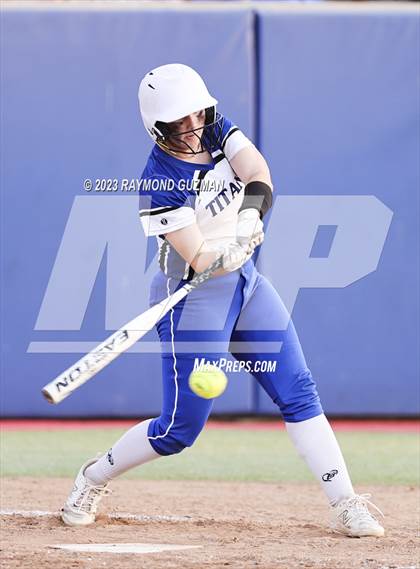 Thumbnail 1 in Frontier @ Madera-2023 CIF CS Softball Championships-Division 2 photogallery.