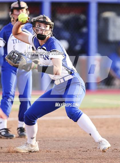 Thumbnail 1 in Frontier @ Madera-2023 CIF CS Softball Championships-Division 2 photogallery.