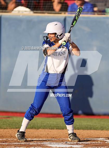 Thumbnail 3 in Frontier @ Madera-2023 CIF CS Softball Championships-Division 2 photogallery.
